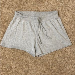 Gray Champion Drawstring Shorts